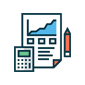 Big Data Analysis Icon